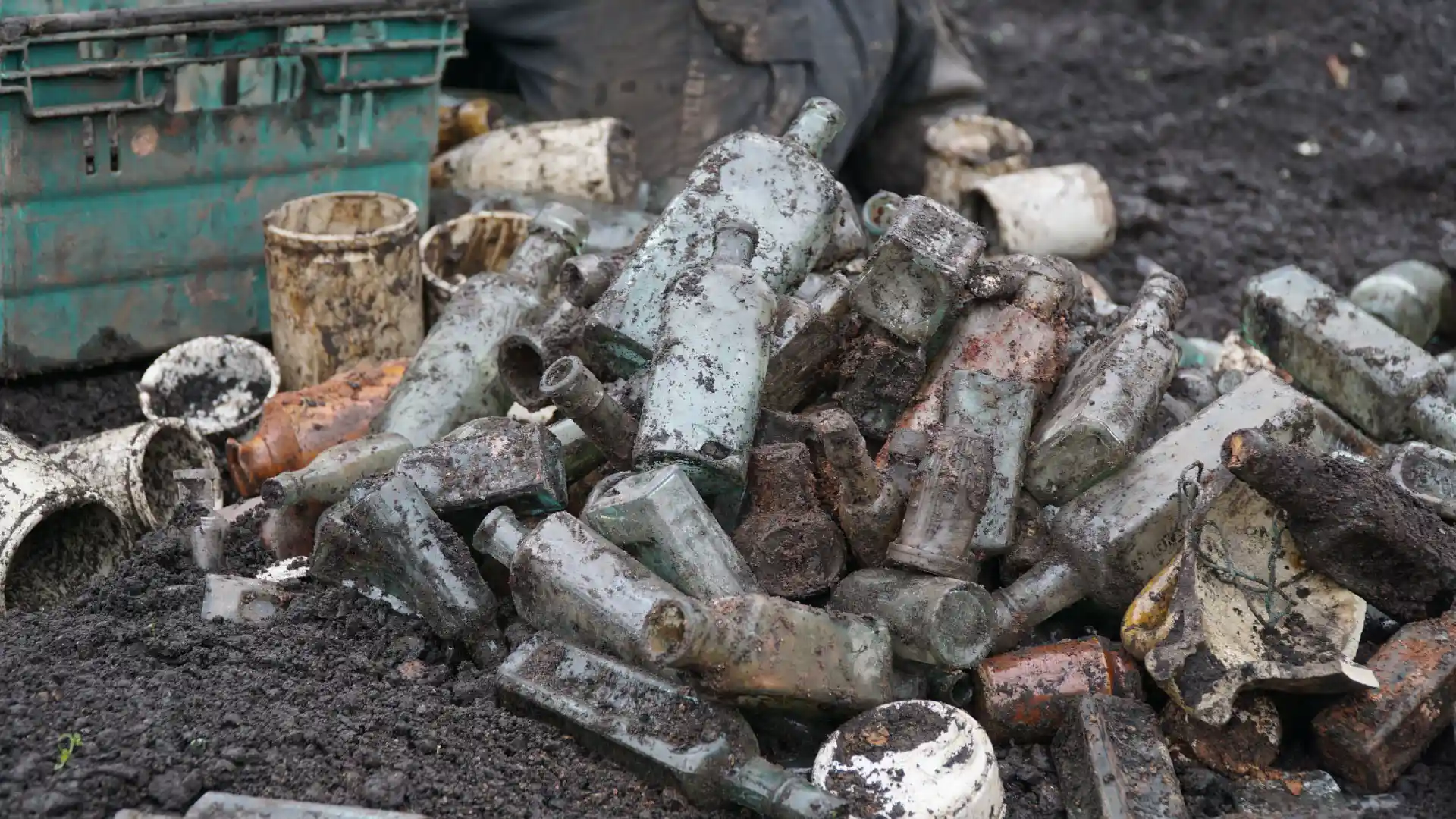 Vintage bottle collection